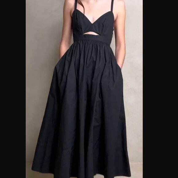 Banana Republic Dresses & Skirts - Banana Republic-  Isa Cotton Poplin Cutout Midi Dress- NWT - 2